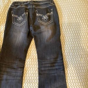 Cello bling jeans charcoal wash